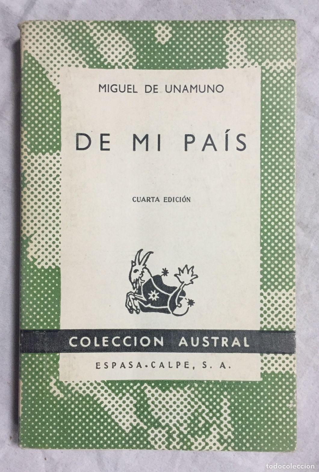 Libros: DE MI PAIS. Col. Austral n&ordm; 336 - Foto 1