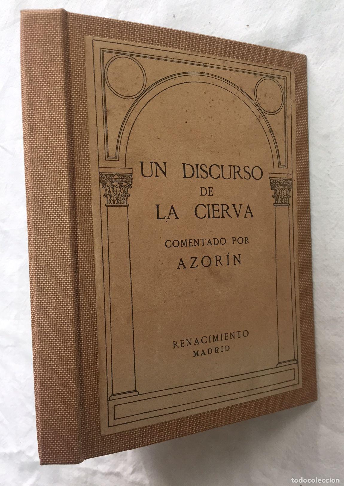 Libros: UN DISCURSO DE LA CIERVA - Foto 1