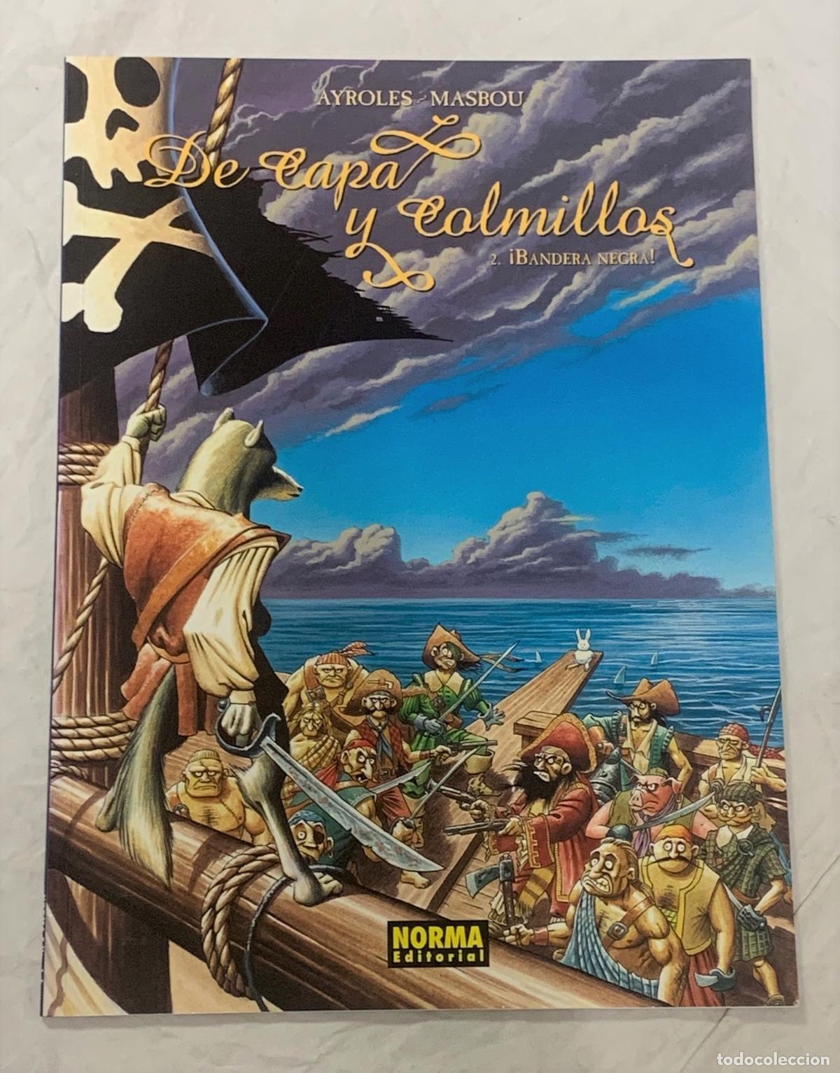 Libros: DE CAPA Y COLMILLOS. 2. &iexcl;Bandera negra! - Foto 1