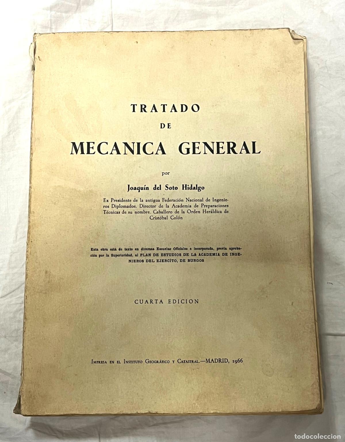 Libros: TRATADO DE MEC&Aacute;NICA GENERAL - Foto 1