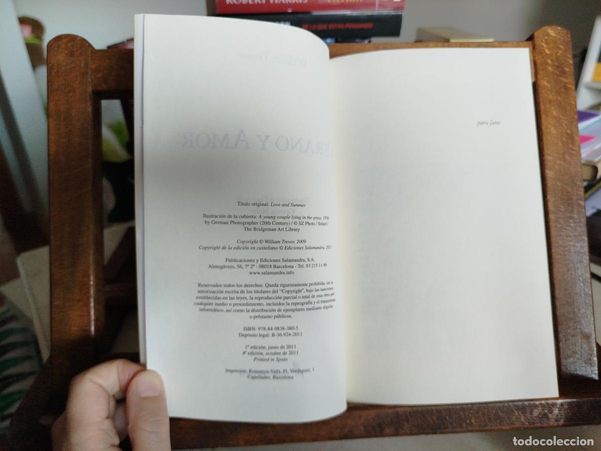 Libros: Verano y amor - Trevor, William. - Foto 4