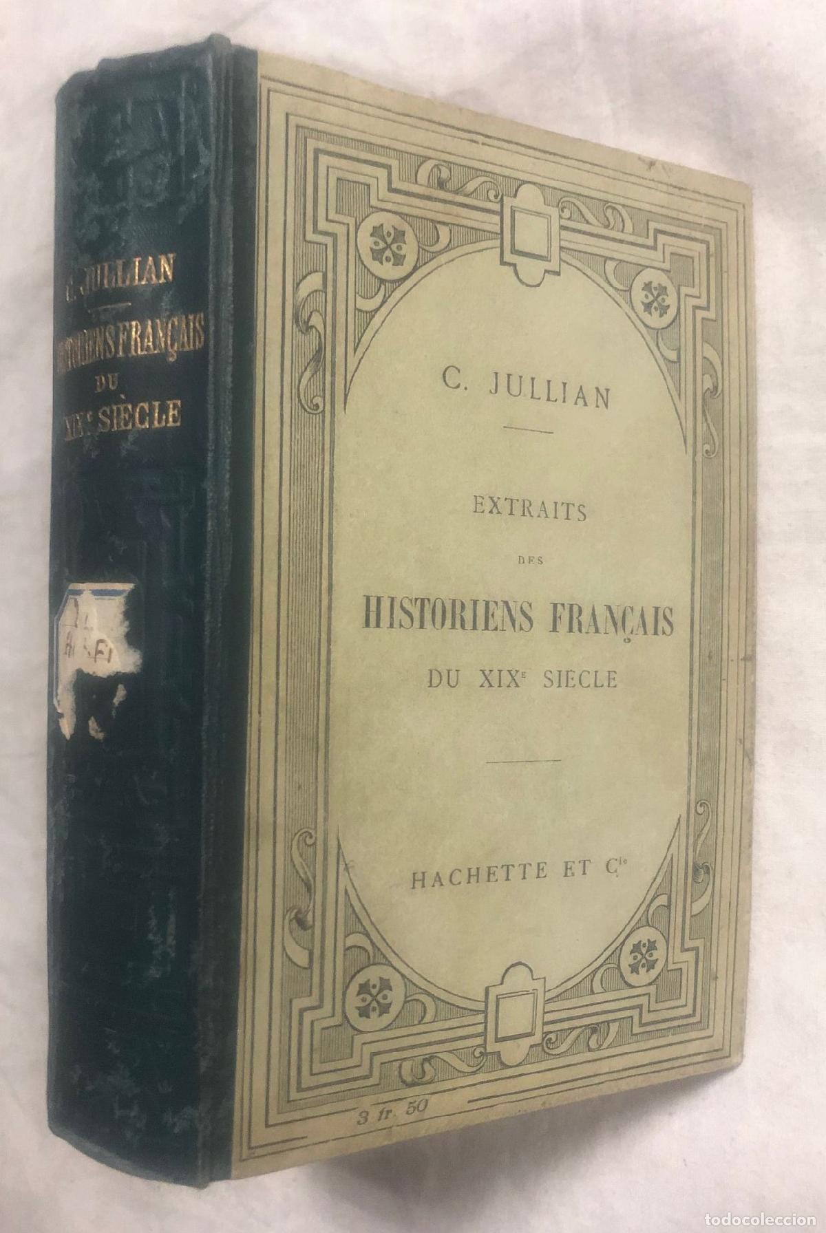 Libros: EXTRAITS DES HISTORIENS FRAN&Ccedil;AIS DU XIX SIECLE - Foto 1