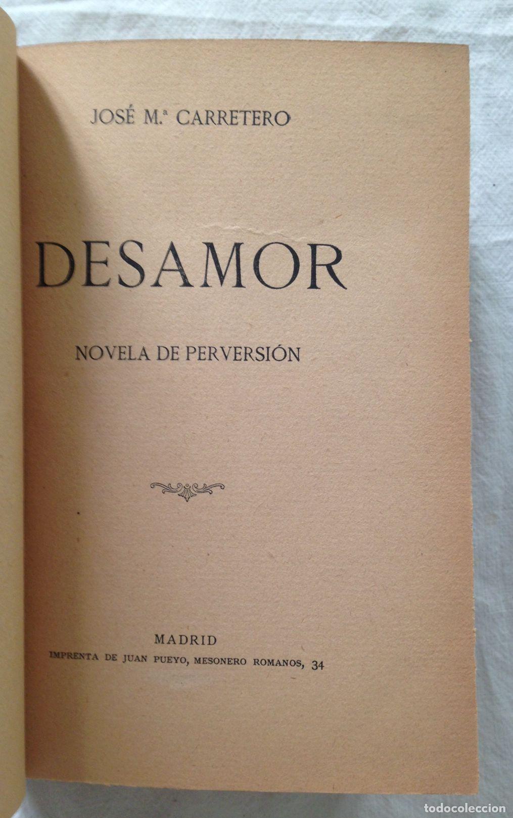 Libros: DESAMOR. Novela de perversi&oacute;n - Foto 2