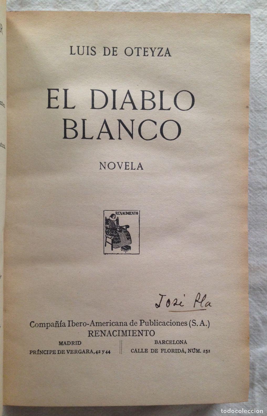 Libros: EL DIABLO BLANCO - Foto 2