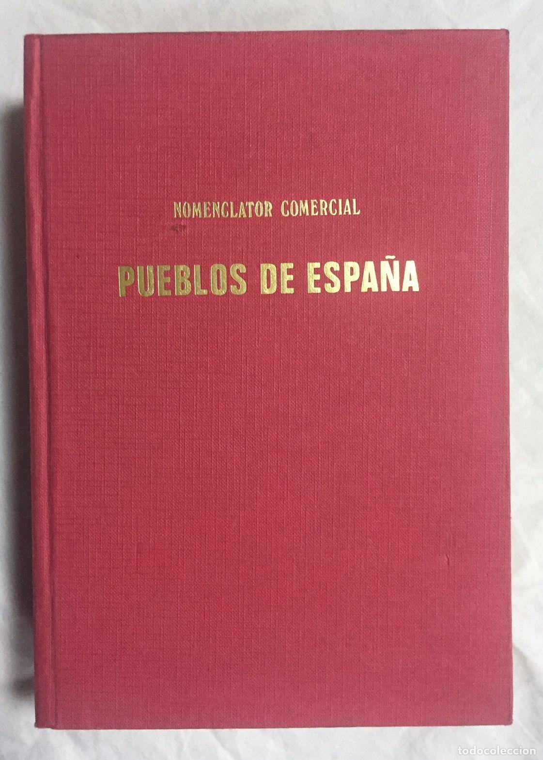 Libros: PUEBLOS DE ESPA&Ntilde;A. Nomenclator comercial - Foto 1