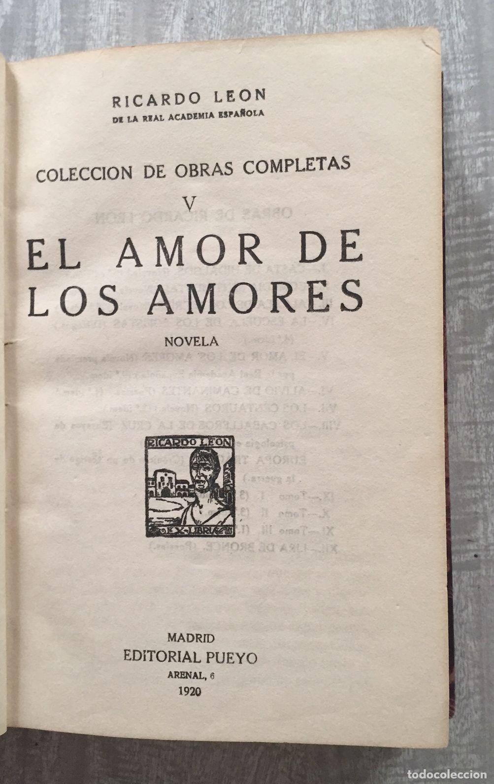 Libros: EL AMOR DE LOS AMORES. Novela - Foto 2