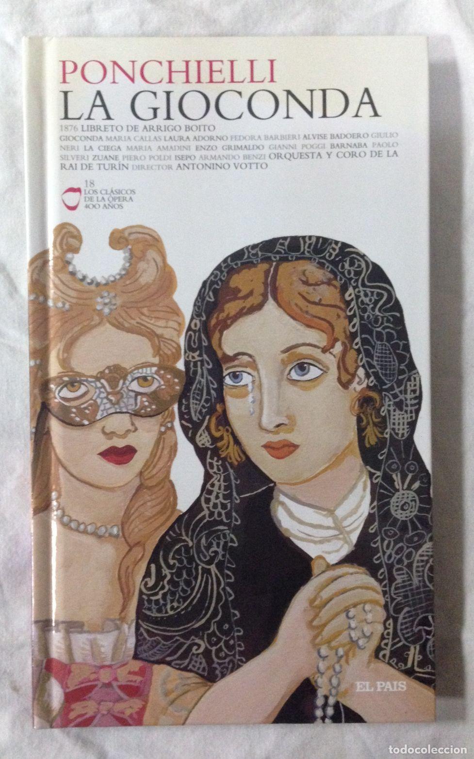 Libros: LA GIOCONDA. Libreto de Arrigo Boito + 2 CDs - Foto 1