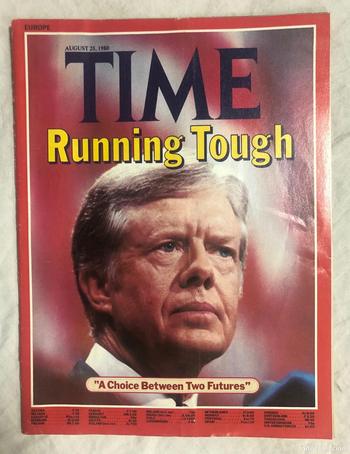 Libros: TIME - AUGUST 25, 1980. RUNNING TOUGH - Foto 1