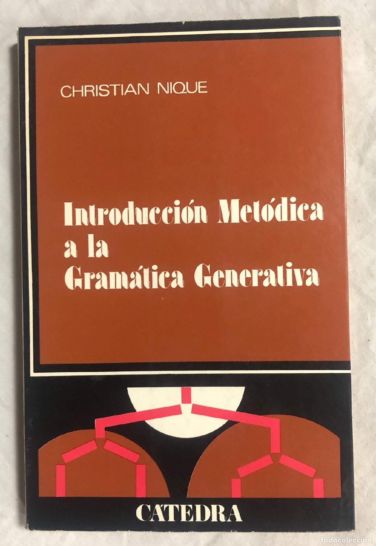 Libros: INTRODUCCI&Oacute;N MET&Oacute;DICA A LA GRAM&Aacute;TICA GENERATIVA - Foto 1