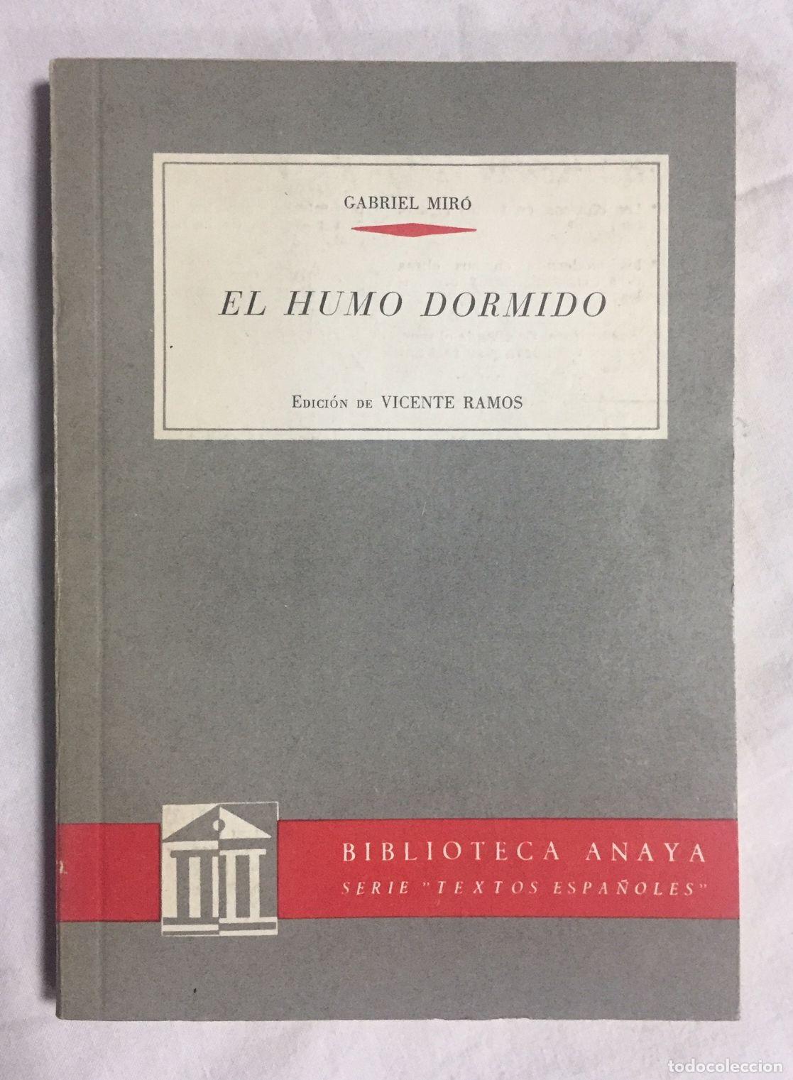 Libros: EL HUMO DORMIDO. Edici&oacute;n de Vicente Ramos - Foto 1