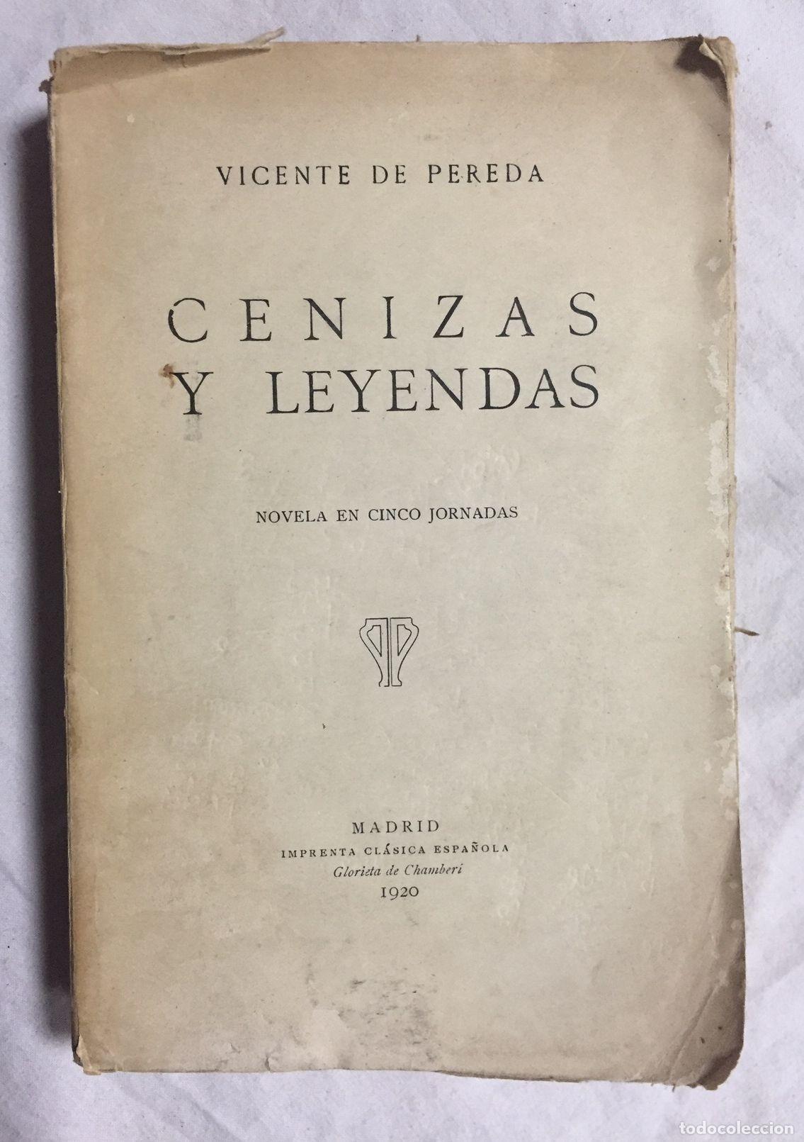 Libros: CENIZAS Y LEYENDAS. Novela en cinco jornadas - Foto 1