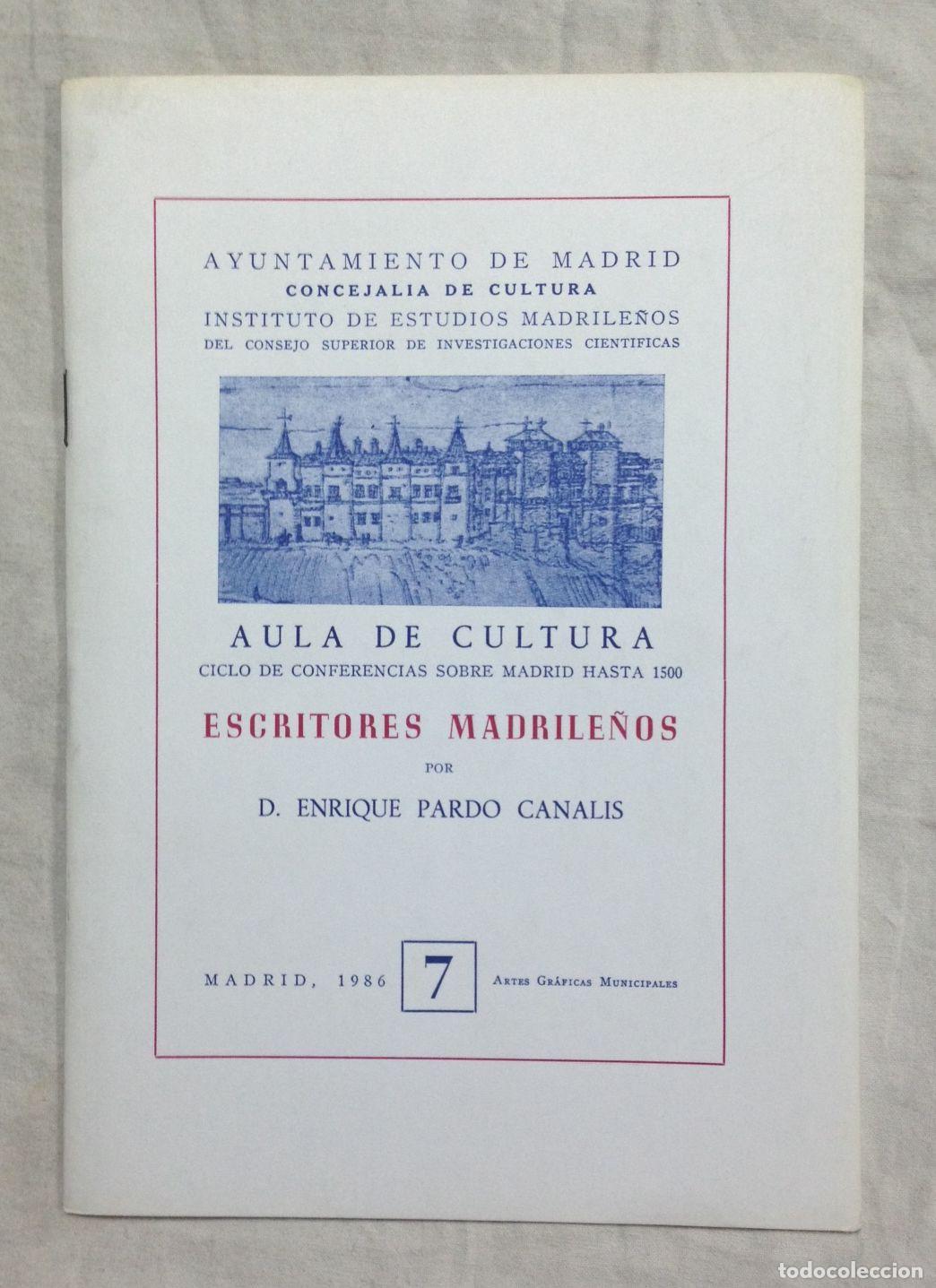 Libros: ESCRITORES MADRILE&Ntilde;OS - Foto 1