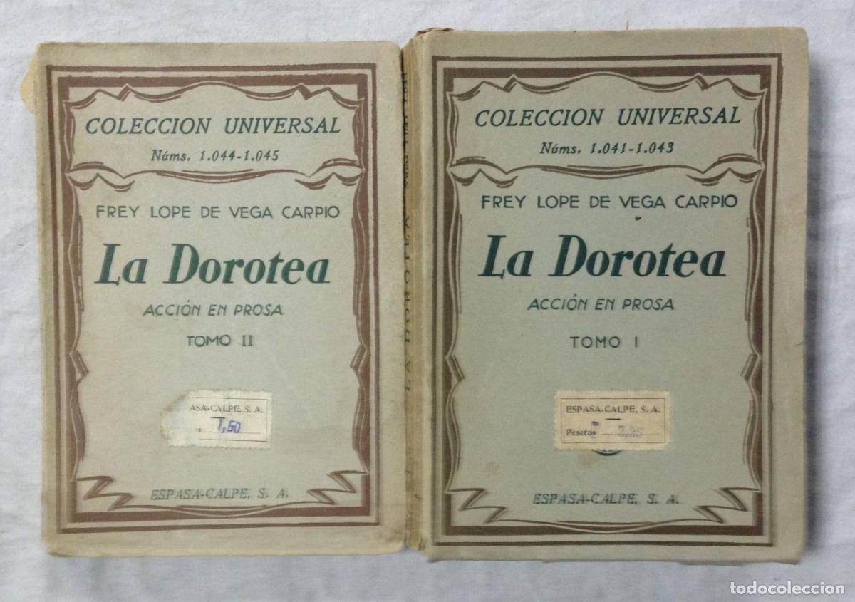 Libros: LA DOROTEA. 2 Tomos - Foto 1