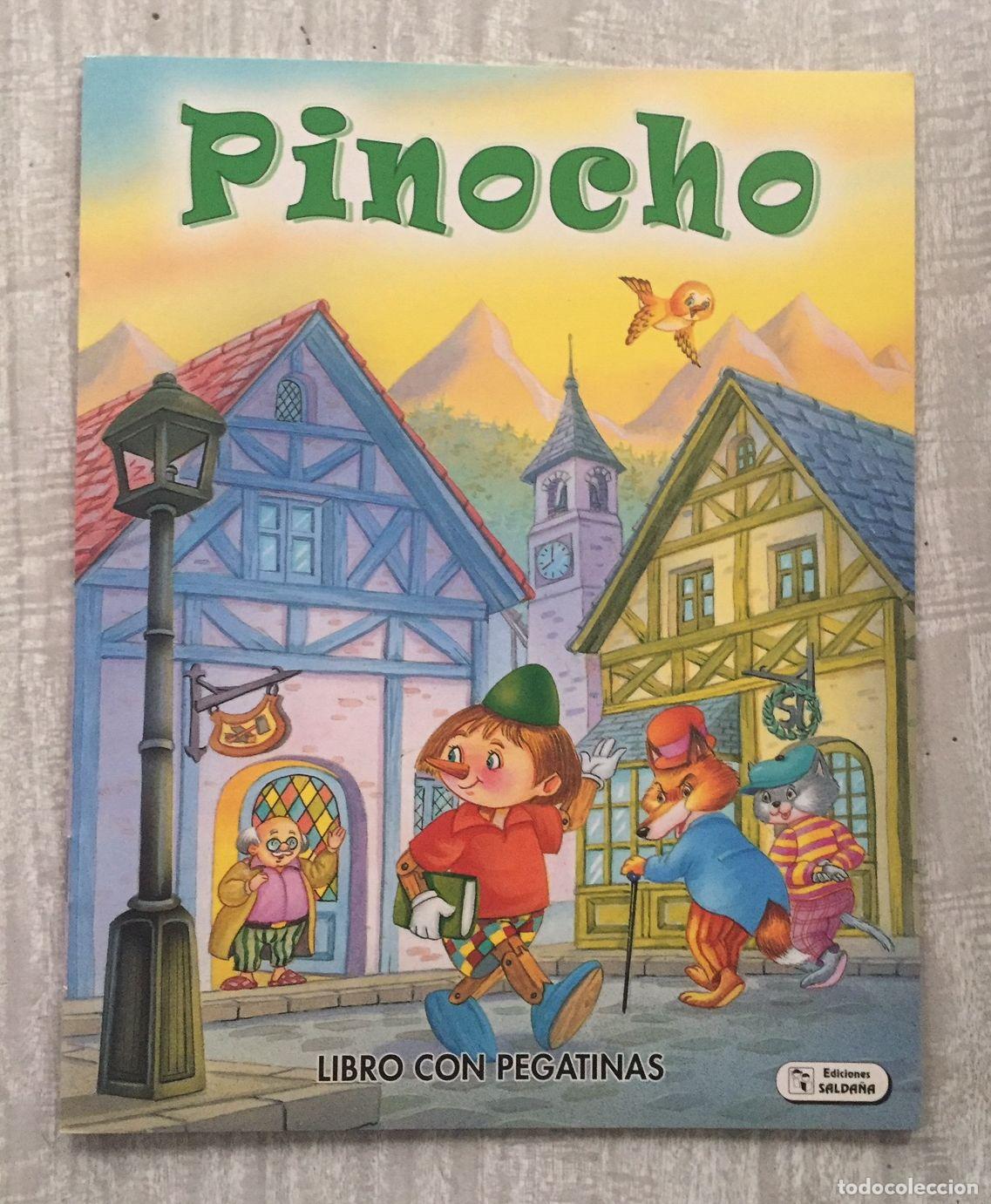 Libros: PINOCHO. Libro con pegatinas - Foto 1