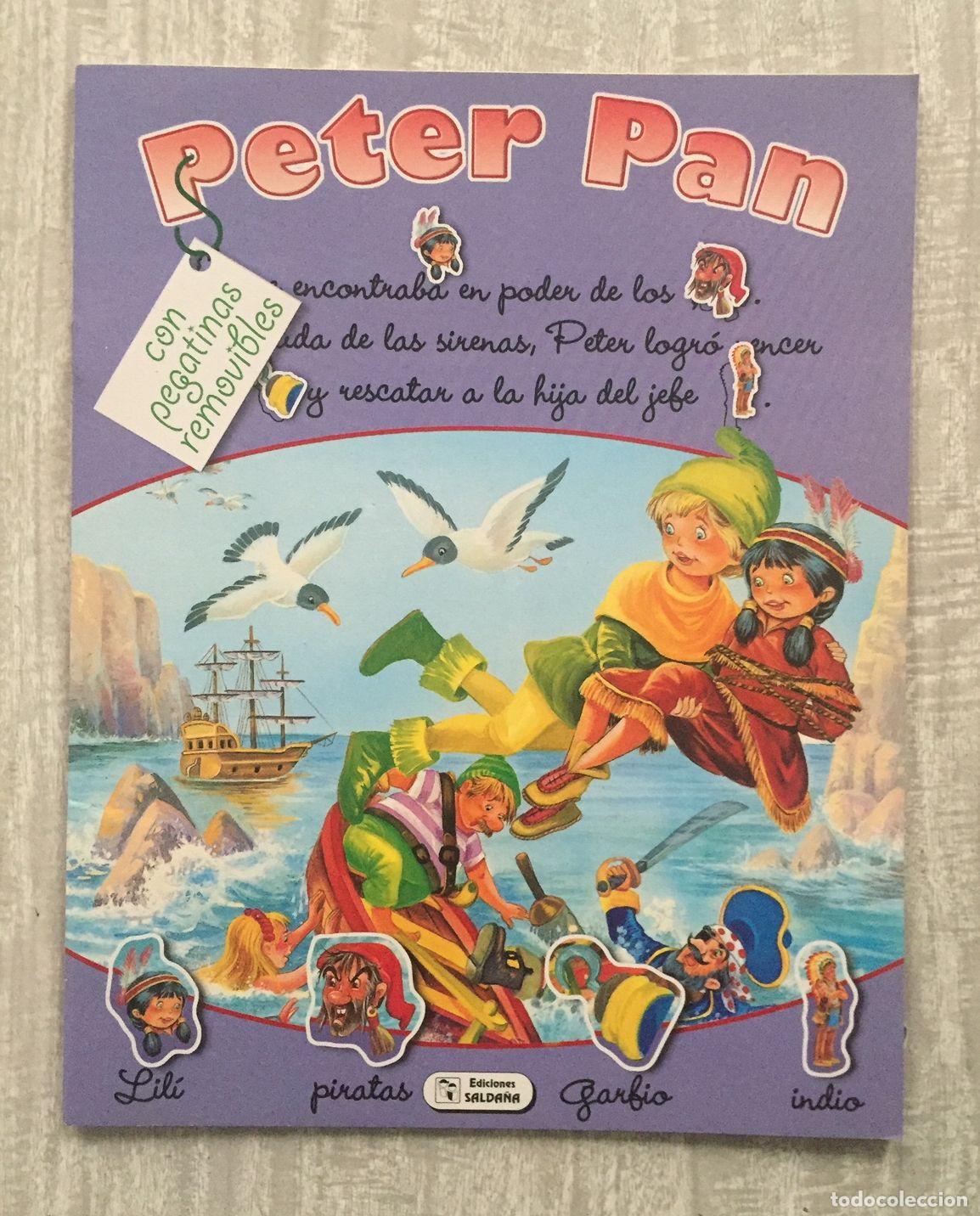 Libros: PETER PAN. Con pegatinas removibles - Foto 1
