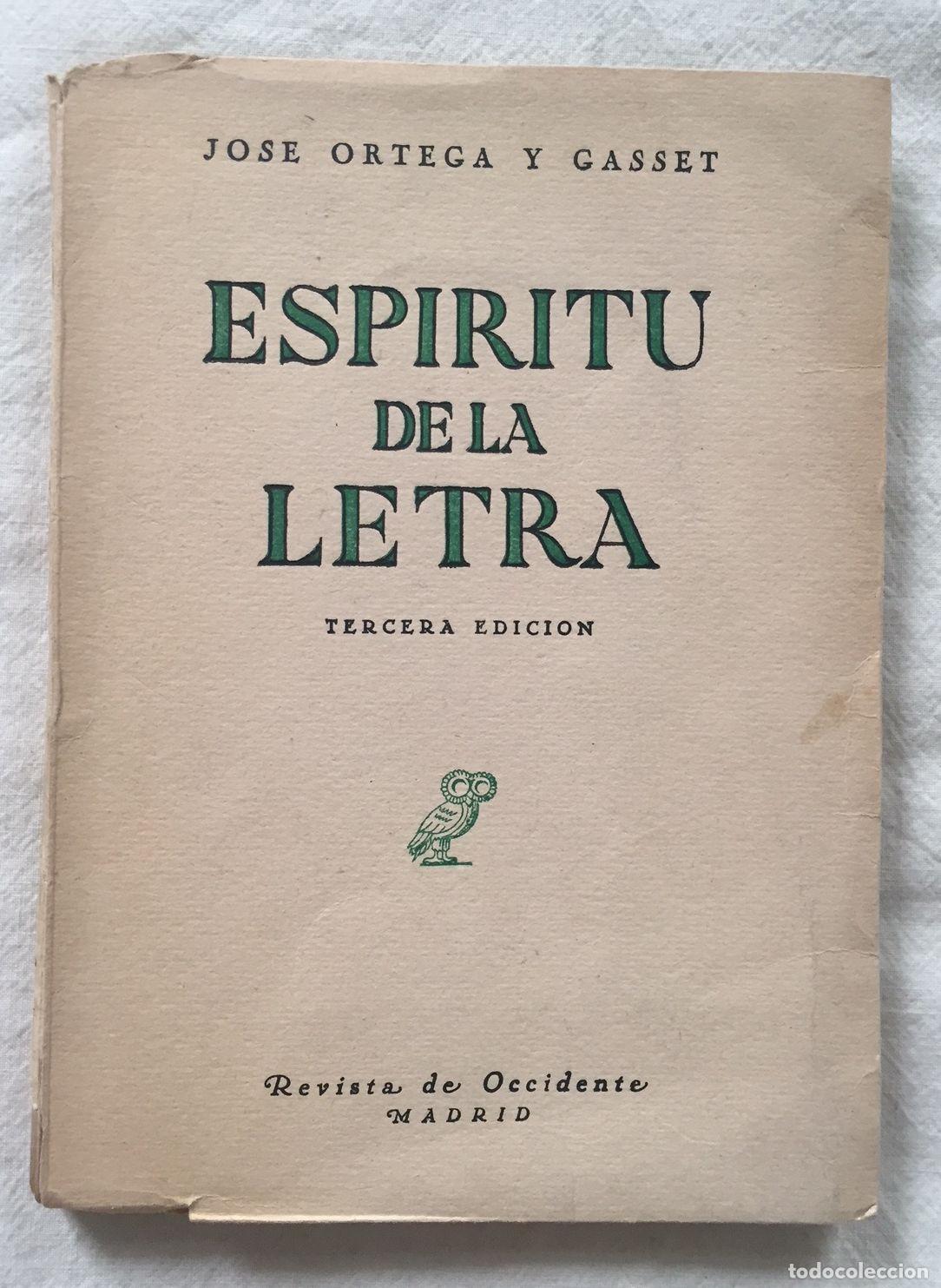 Libros: ESP&Iacute;RITU DE LA LETRA - Foto 1