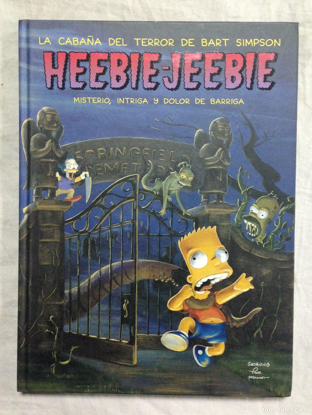 Libros: HEEBIE-JEEBIE. La caba&ntilde;a del terror de Bart Simpson - Foto 1