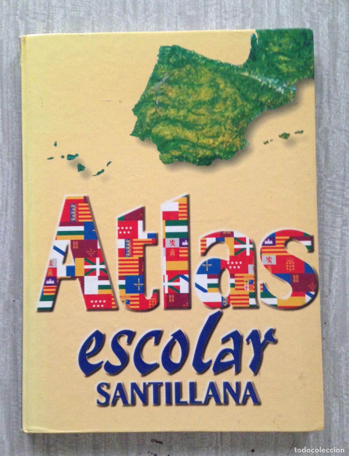 Libros: ATLAS ESCOLAR SANTILLANA - Foto 1