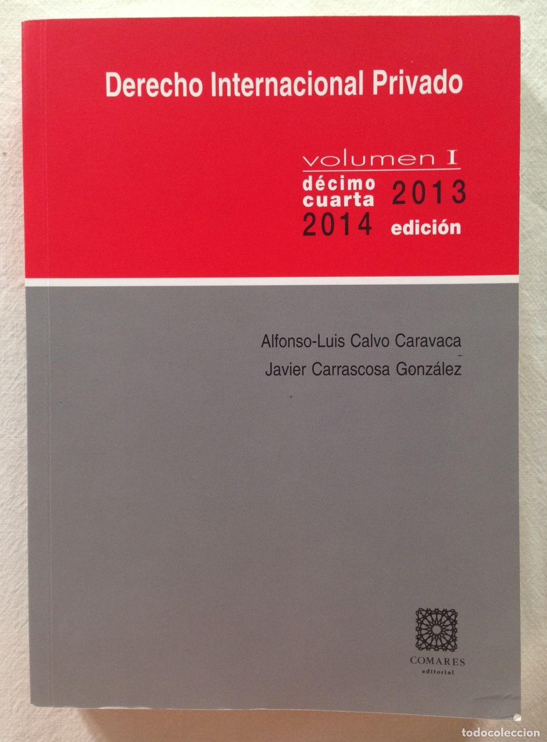 Libros: DERECHO INTERNACIONAL PRIVADO. Volumen I - Foto 1
