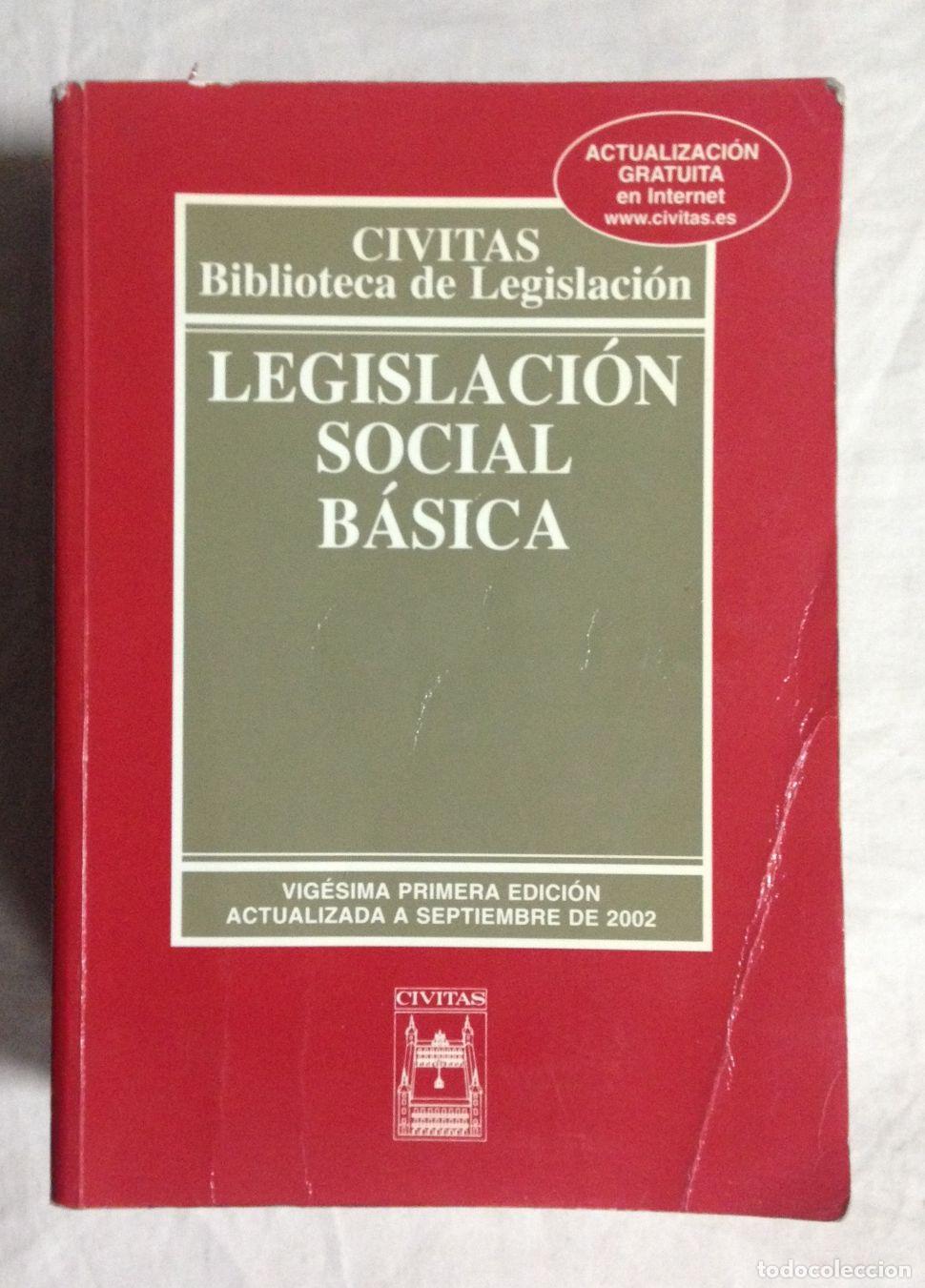 Libros: LEGISLACI&Oacute;N SOCIAL B&Aacute;SICA - Foto 1