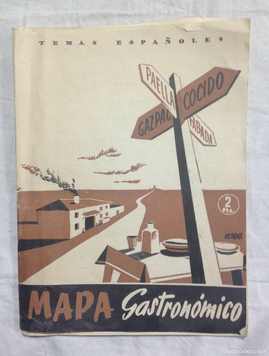 Libros: MAPA GASTRON&Oacute;MICO. Temas Espa&ntilde;oles, n&ordm; 33 - Foto 1