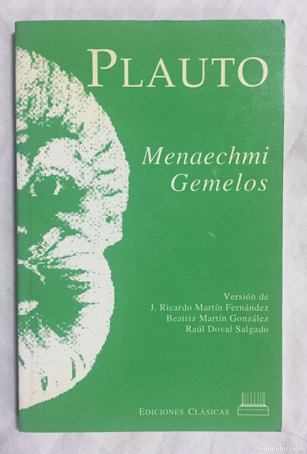 Libros: MENAECHMI GEMELOS - Foto 1