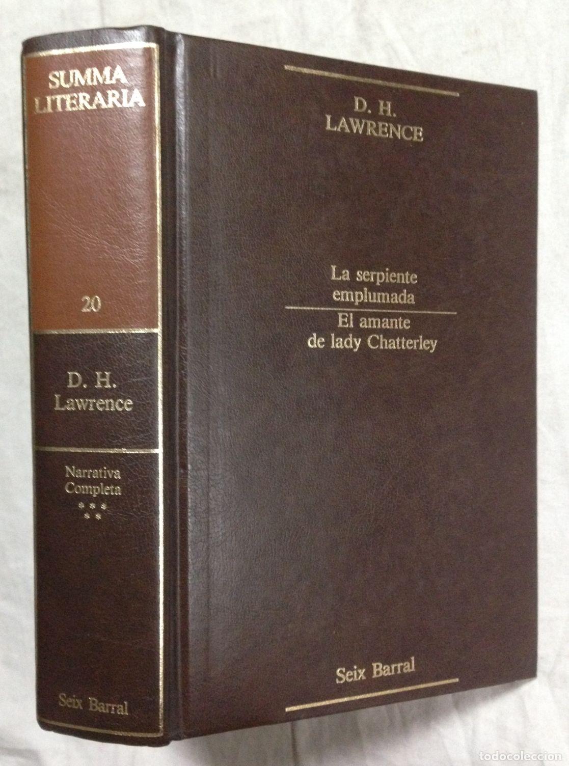 Libros: LA SERPIENTE EMPLUMADA - EL AMANTE DE LADY CHATTERLEY - Foto 1