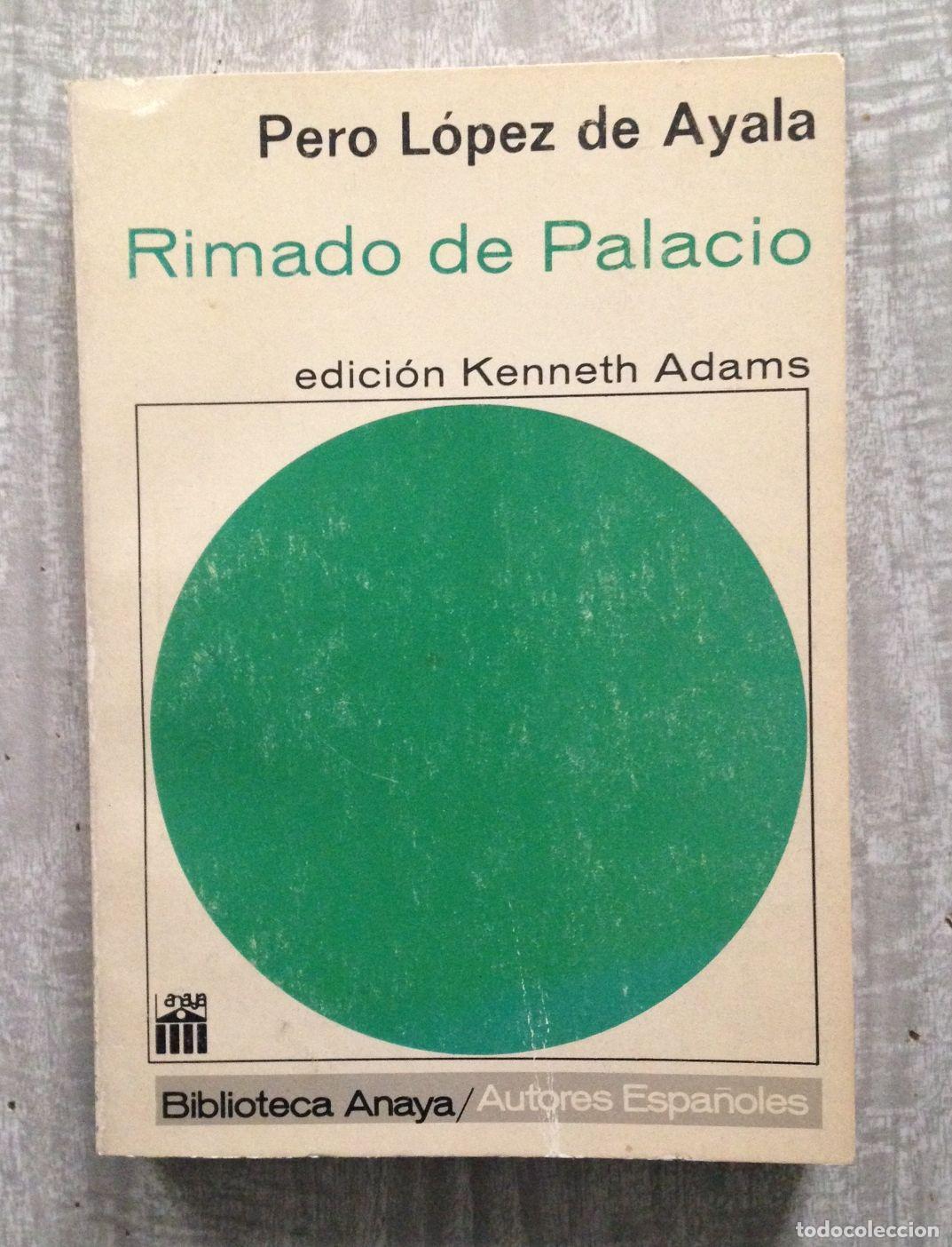 Libros: RIMADO DE PALACIO. Edici&oacute;n de Kenneth Adams - Foto 1