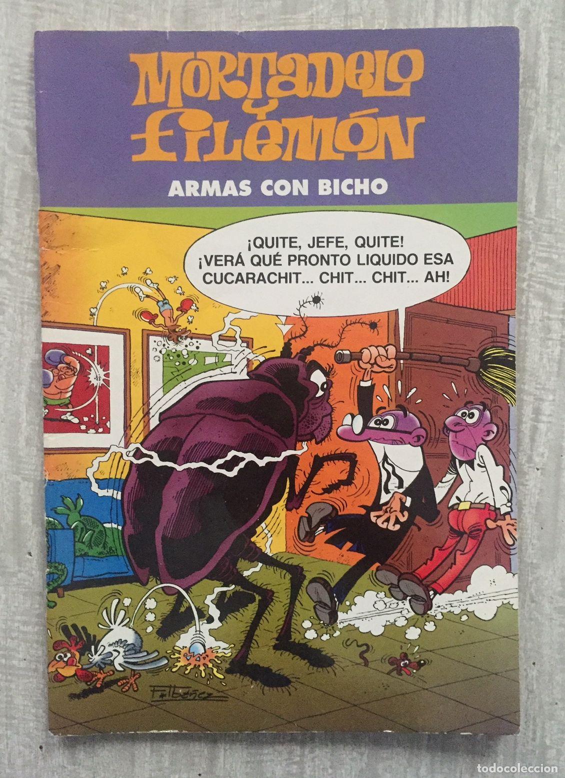 Libros: MORTADELO Y FILEM&Oacute;N. Armas con bicho - Foto 1