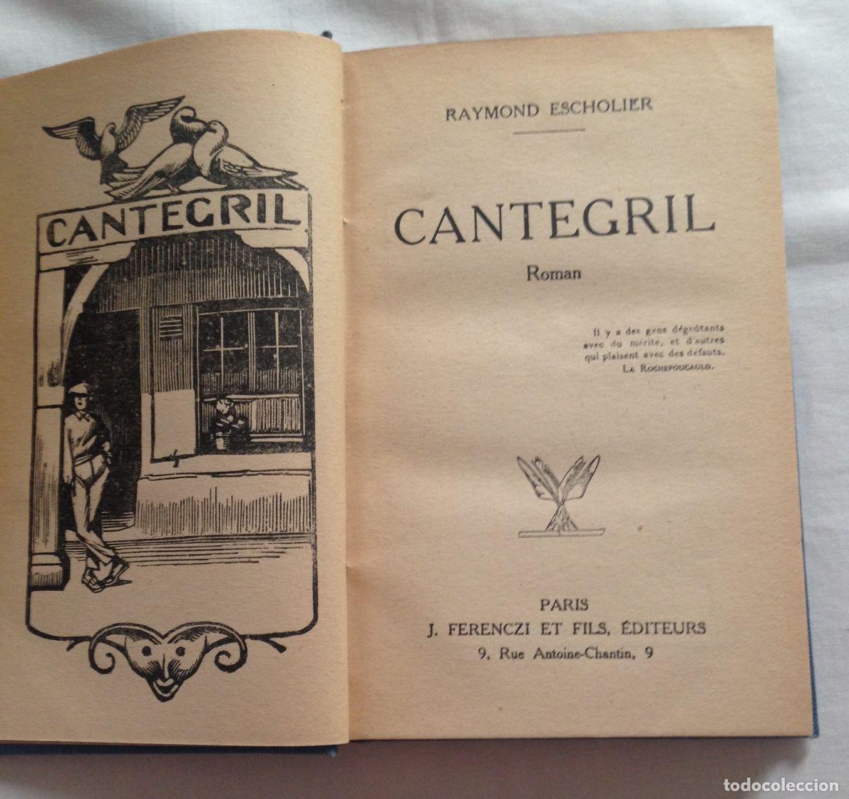 Libros: CANTEGRIL. Roman - Foto 2