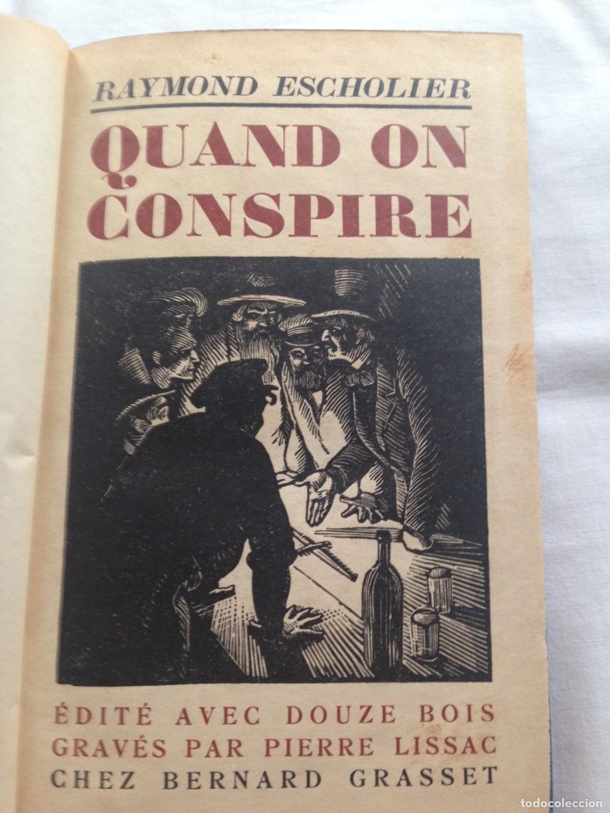 Libros: QUAND ON CONSPIRE. Roman - Foto 2