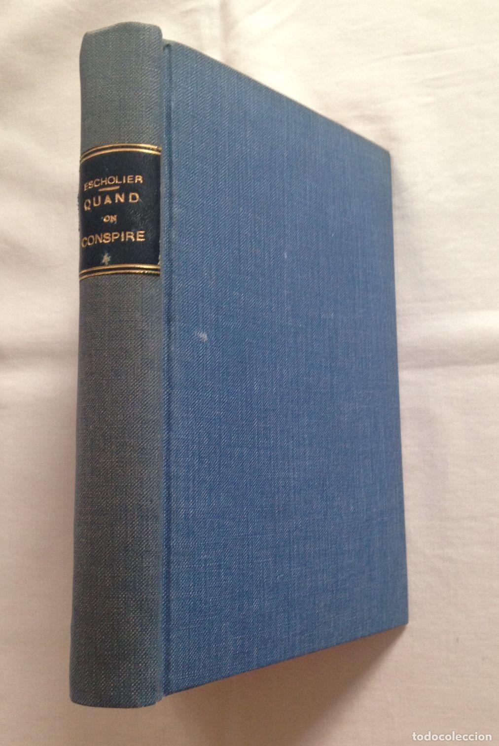 Libros: QUAND ON CONSPIRE. Roman - Foto 1