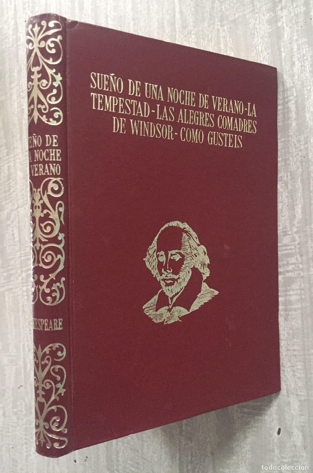 Libros: SUE&Ntilde;O DE UNA NOCHE DE VERANO - LA TEMPESTAD - LAS ALEGRES COMADRES DE WINDSOR - COMO GUSTEIS - Foto 1