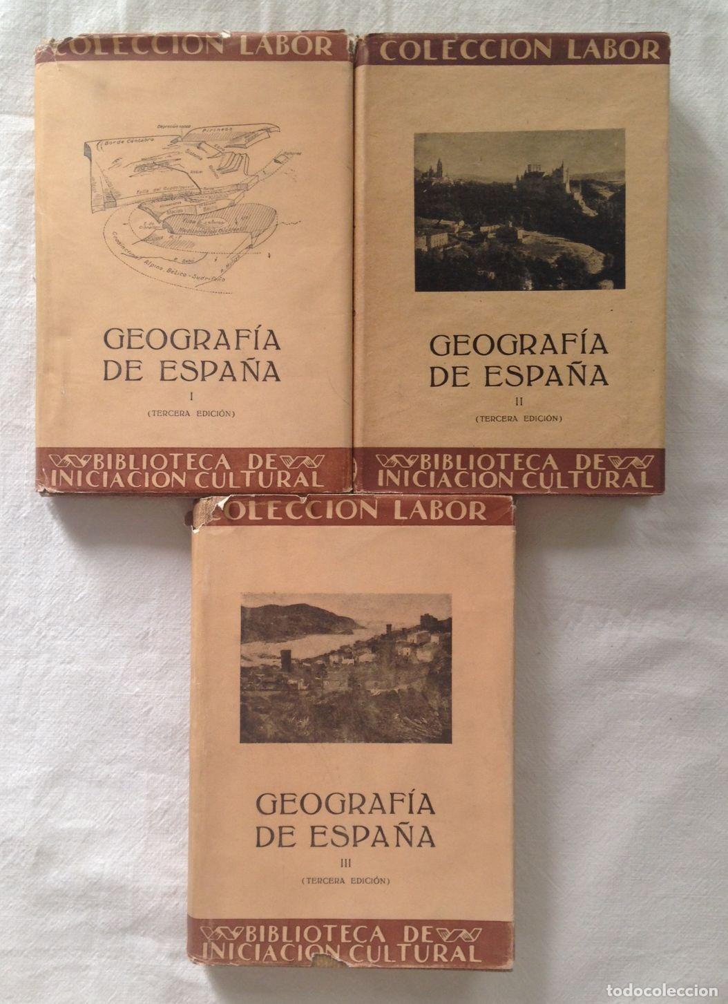 Libros: GEOGRAF&Iacute;A DE ESPA&Ntilde;A. 3 Tomos - Foto 1