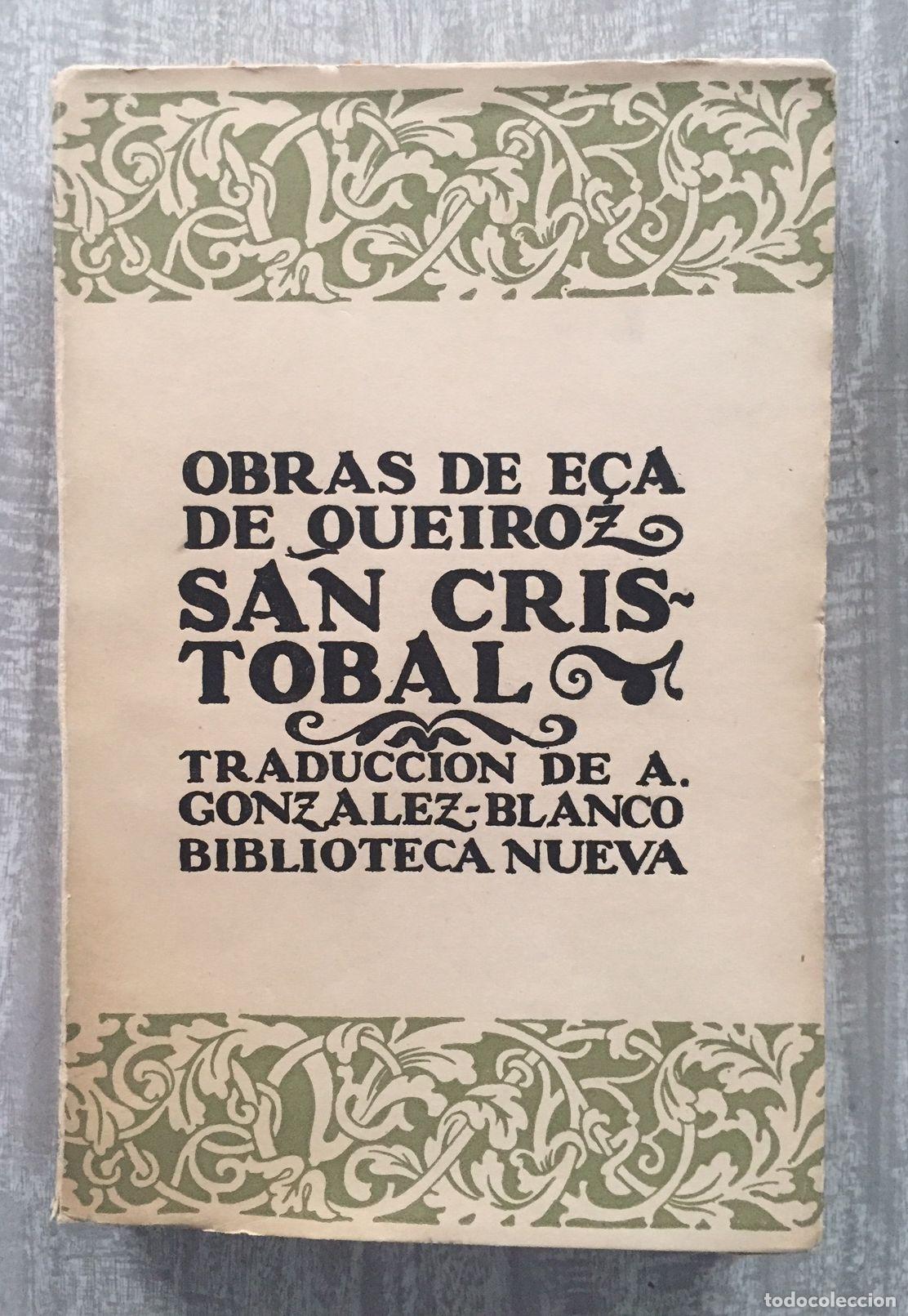 Libros: SAN CRISTOBAL. Traducci&oacute;n de A. Gonz&aacute;lez-Blanco - Foto 1