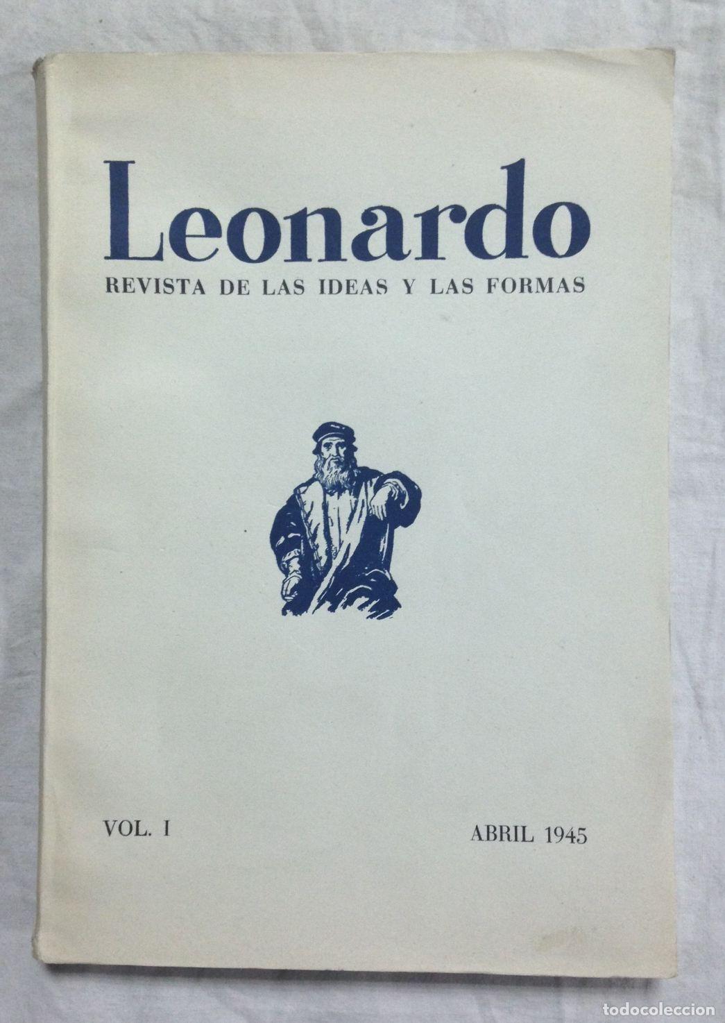 Libros: LEONARDO. Revista de las Ideas y las formas. Vol. 1, Abril 1945 - Foto 1