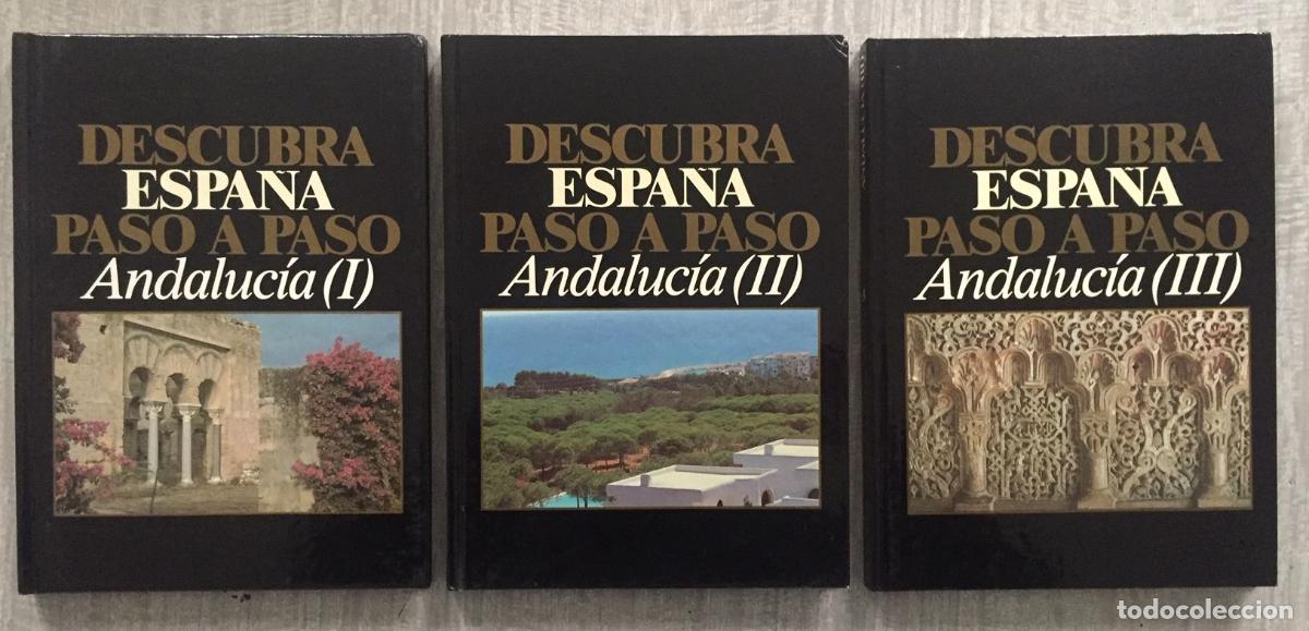 Libros: DESCUBRA ESPA&Ntilde;A PASO A PASO. Andaluc&iacute;a (3 Tomos). - Foto 1