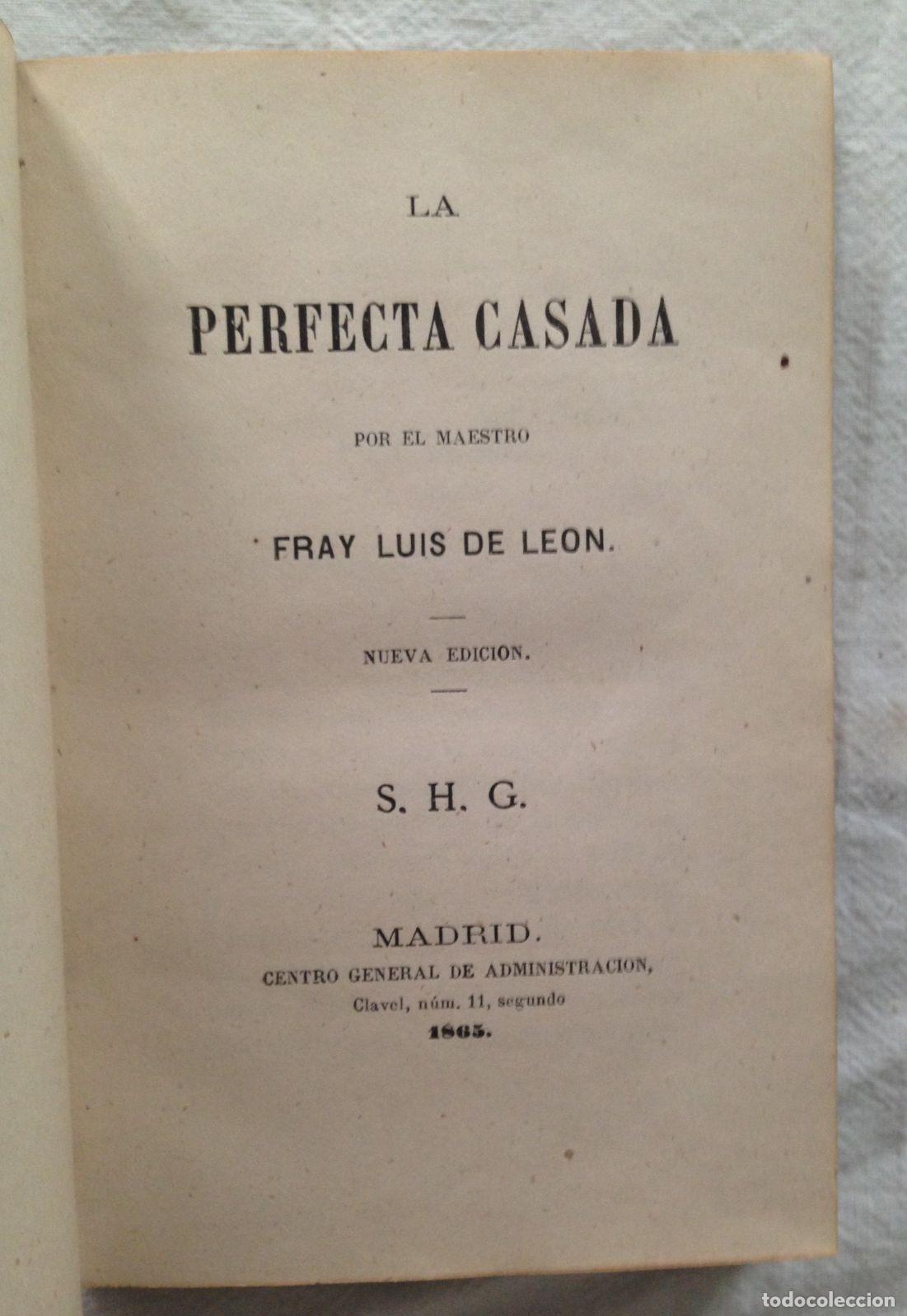 Libros: LA PERFECTA CASADA - Foto 2