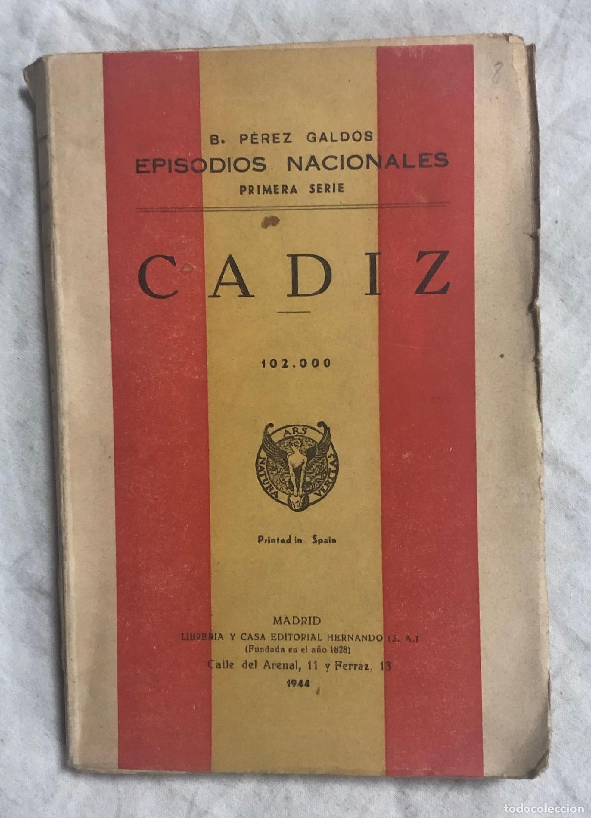 Libros: CADIZ. Episodios Nacionales. Primera serie - Foto 1