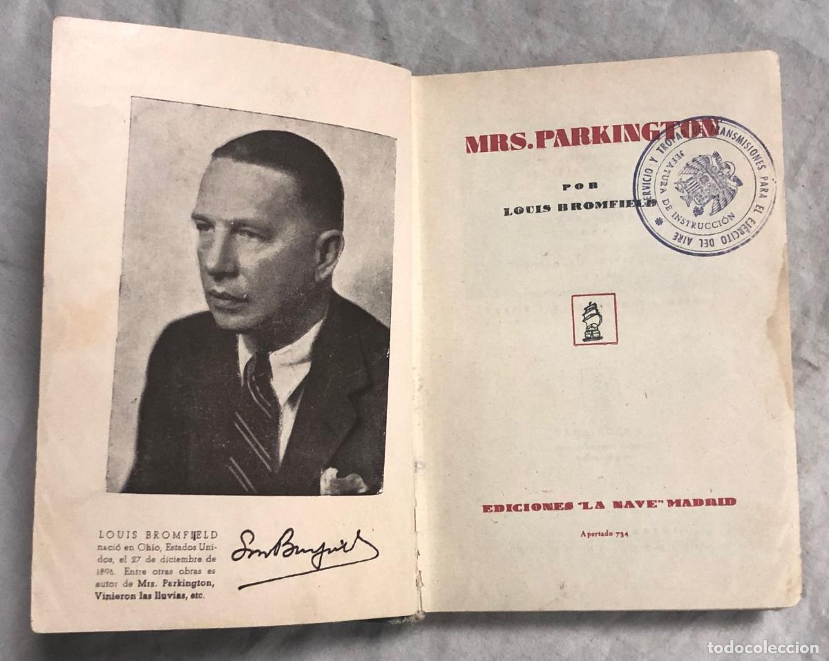 Libros: MRS. PARKINGTON - Foto 2
