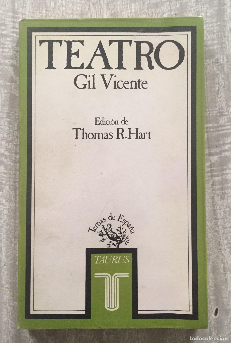 Libros: TEATRO. Edici&oacute;n de Thomas R. Hart - Foto 1
