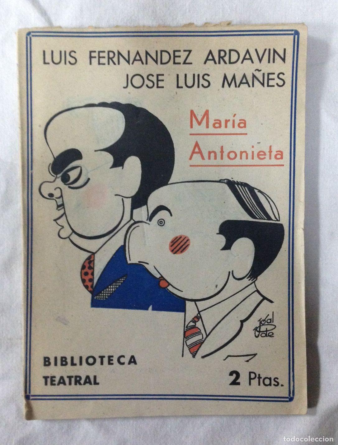Libros: MAR&Iacute;A ANTONIETA. Comedia dram&aacute;tica en seis cuadros, en verso - Foto 1