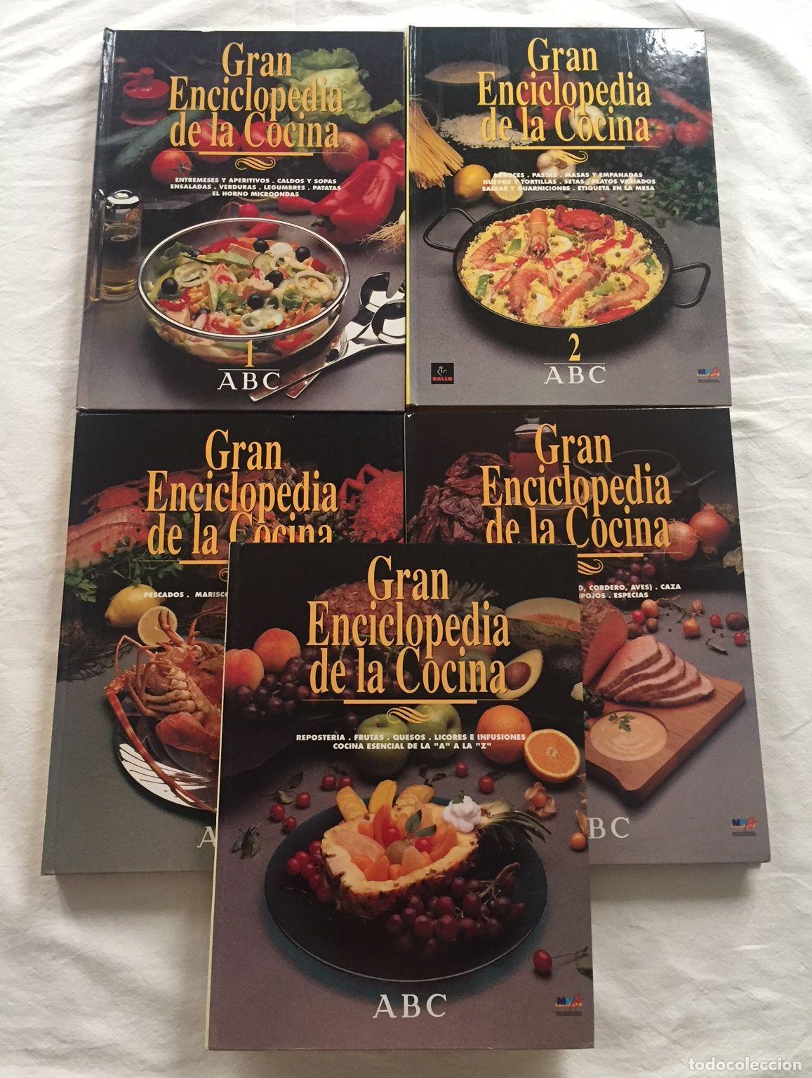 Libros: GRAN ENCICLOPEDIA DE LA COCINA. 5 Tomos (Completa) - Foto 1