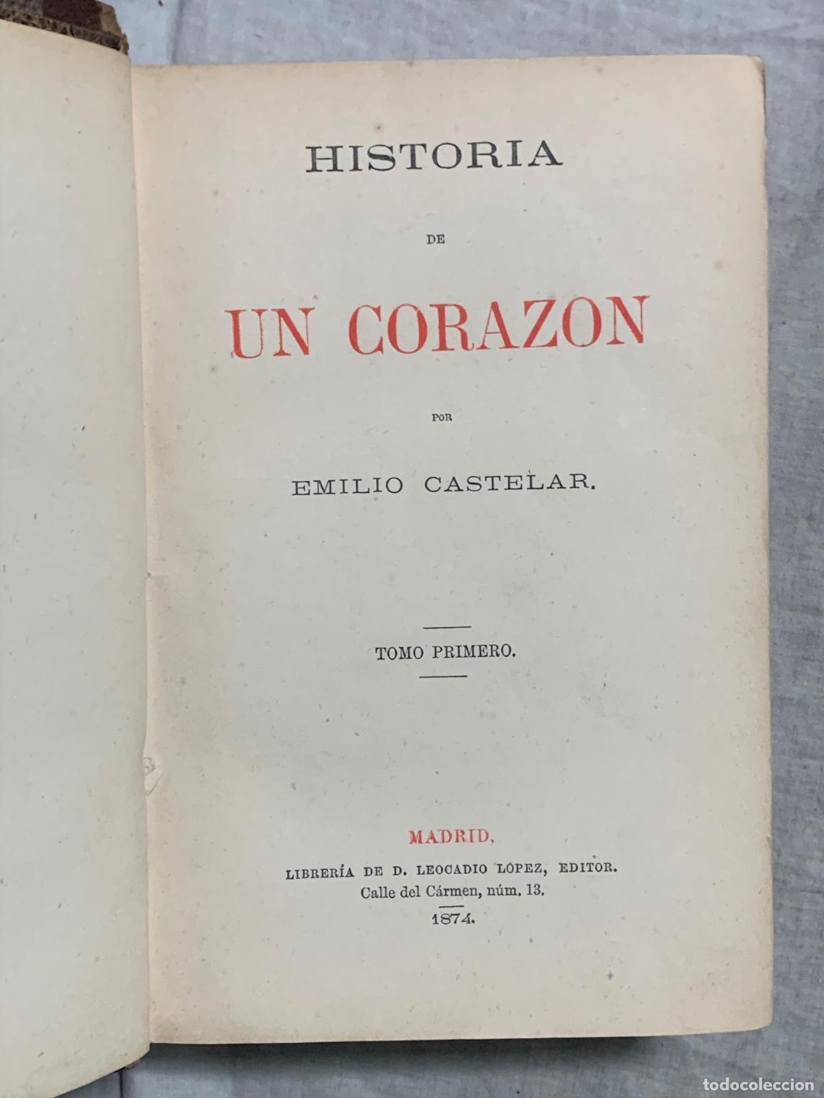 Libros: HISTORIA DE UN CORAZ&Oacute;N. 2 Tomos en 1 Vol&uacute;men - Foto 2