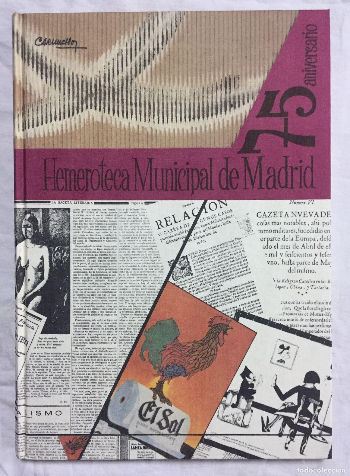 HEMEROTECA MUNICIPAL DE MADRID. 75 Aniversario