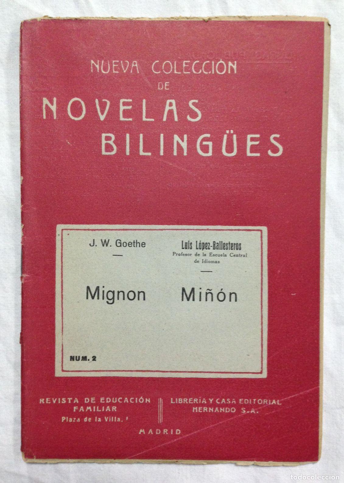 Libros: Nueva Colecci&oacute;n de Novelas Biling&uuml;es n&ordm; 2: MIGNON - MI&Ntilde;ON - Foto 1