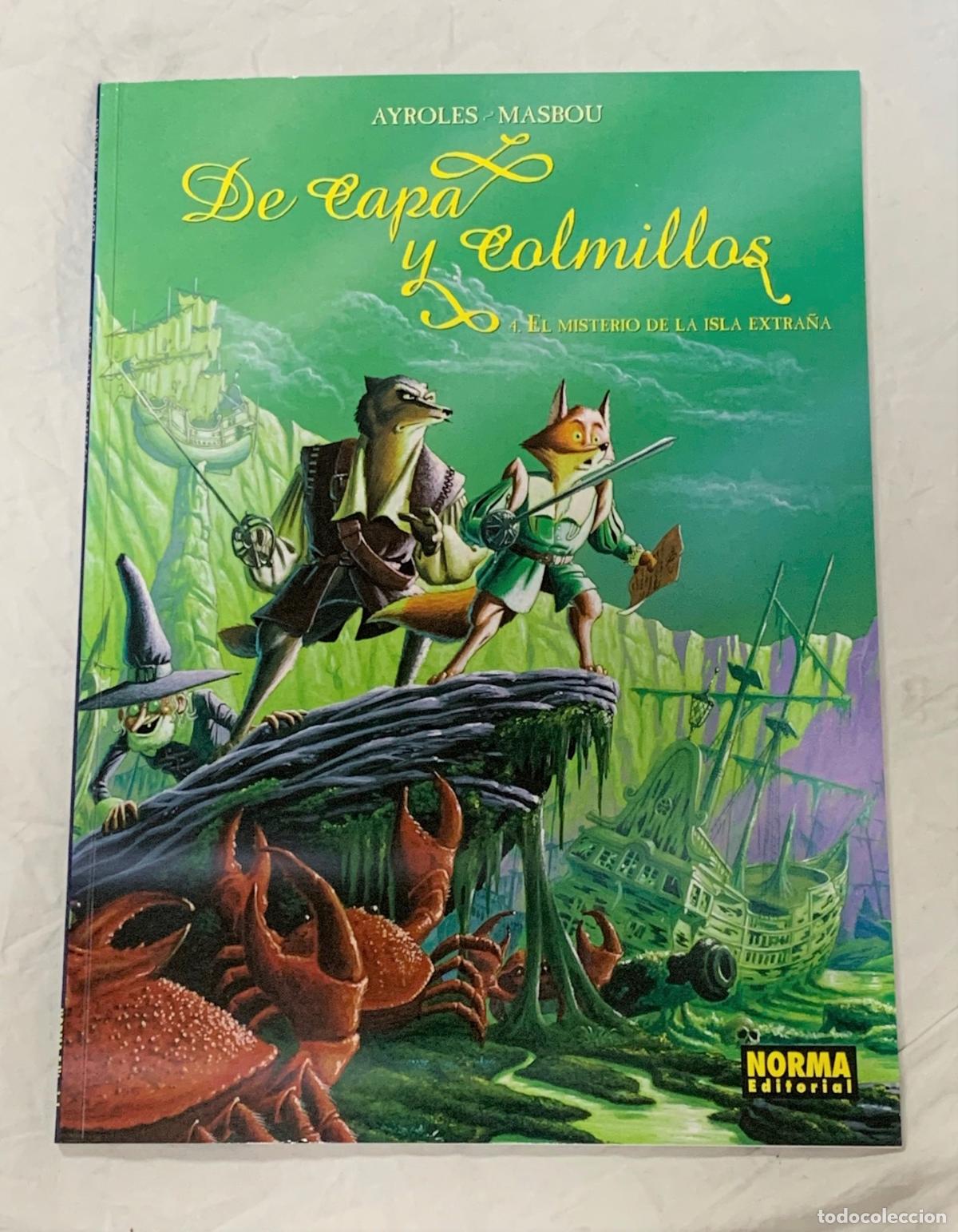 Libros: DE CAPA Y COLMILLOS. 4. El Misterio de la Isla Extra&ntilde;a - Foto 1