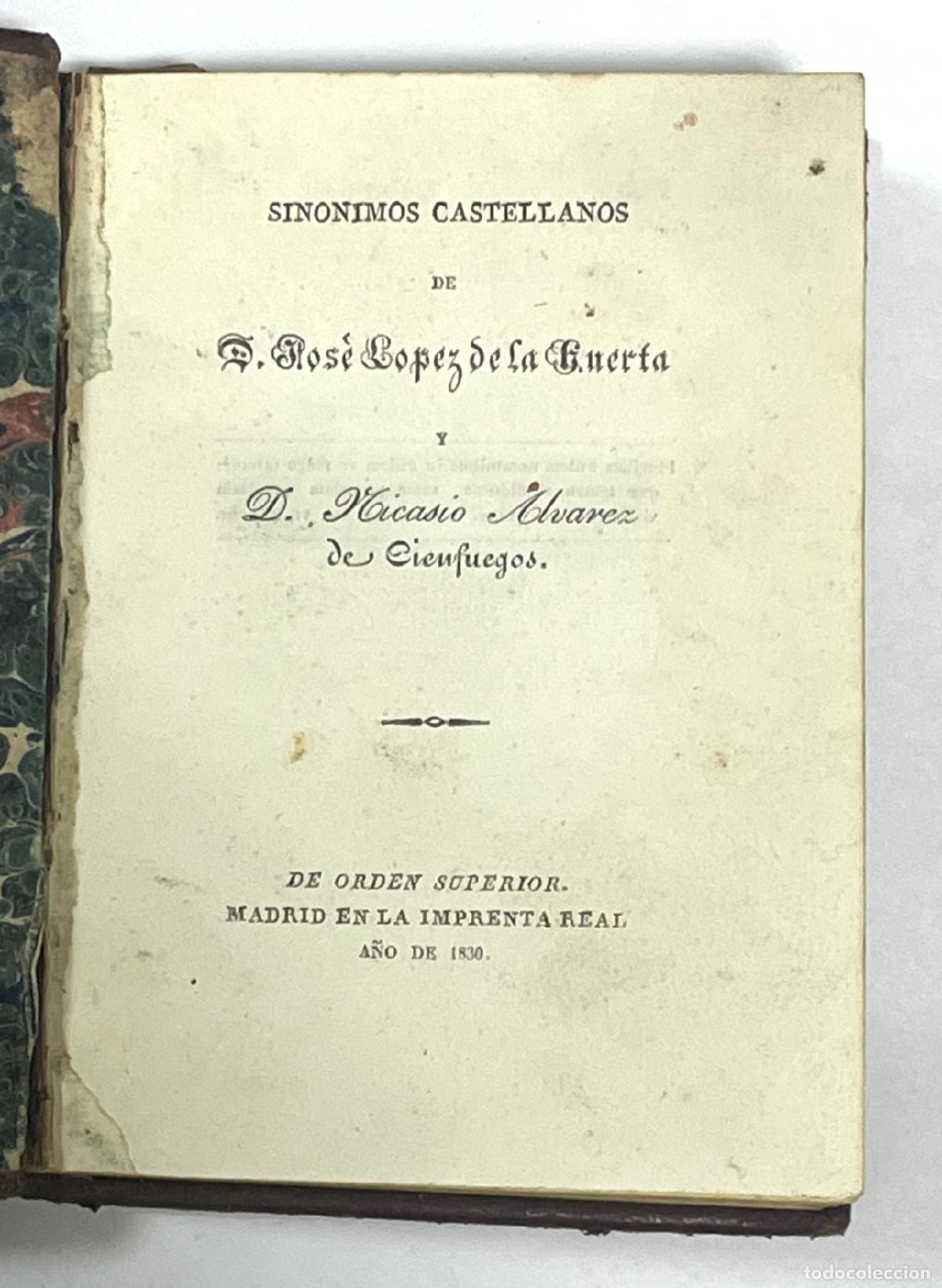 Libros: SIN&Oacute;NIMOS CASTELLANOS - Foto 2