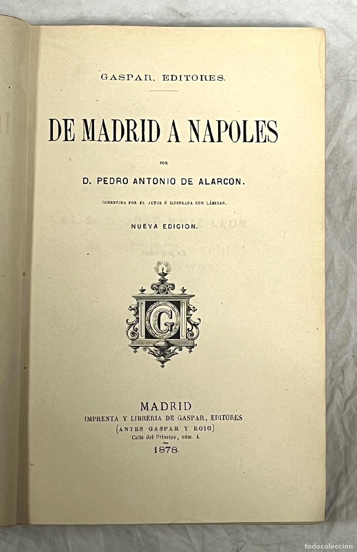 Libros: DE MADRID A N&Aacute;POLES - Foto 2