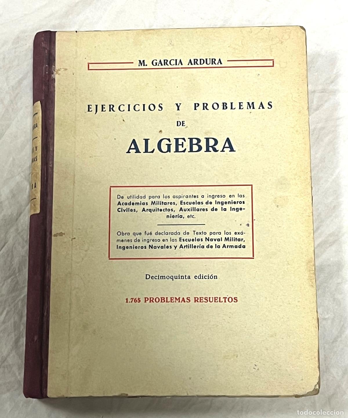 Libros: EJERCICIOS Y PROBLEMAS DE &Aacute;LGEBRA - Foto 1